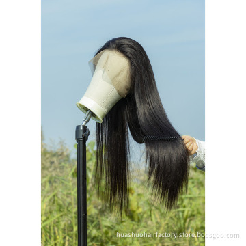 Wholesale cheap HD 100% natural full lace human hair wig,brazilian glueless blonde lace front human hair wigs for black women